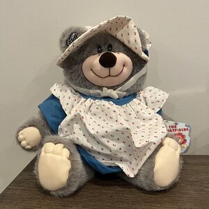 NWT Vintage 1986 Applause “The Hatfields” Elly Mae Teddy Bear Approx 13” Tall